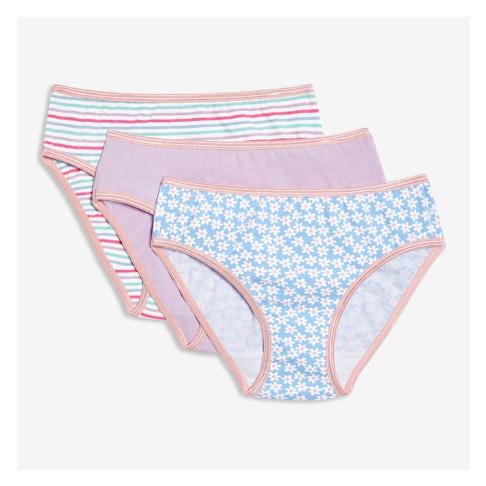 Kid Girls' 3-Pack Bikini - Print 3